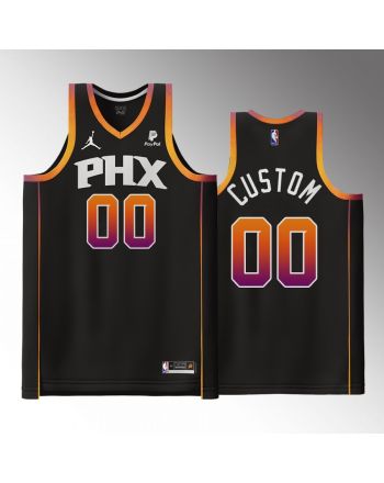 Phoenix Suns Custom 2022-23 Statement Edition Black 00 Jersey