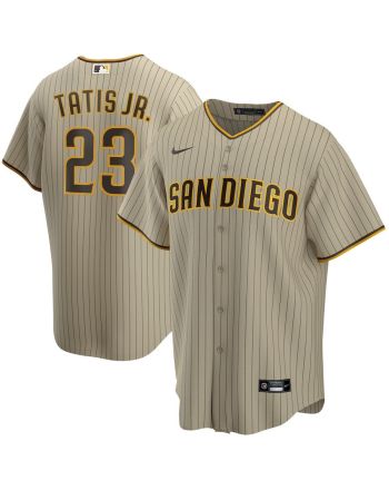 Fernando Tatis Jr. 23 San Diego Padres Alternate Player Jersey - Tan