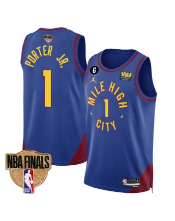 Michael Porter Jr.1 Denver Nuggets Final Champions 2023 Swingman YOUTH Jersey - Blue