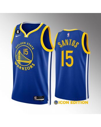 Golden State Warriors Gui Santos 15 2022-23 Icon Edition Royal Jersey Swingman