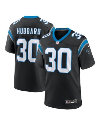 Chuba Hubbard 30 Carolina Panthers Team Game Men Jersey - Black