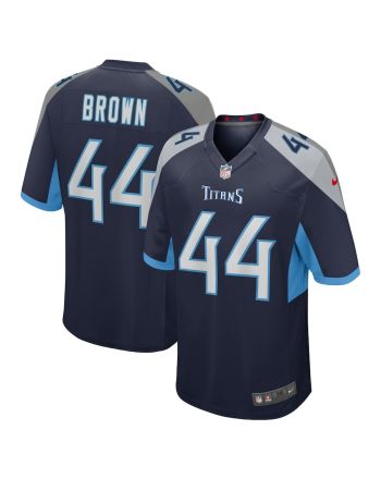 Mike Brown 44 Tennessee Titans Men Game Jersey - Navy