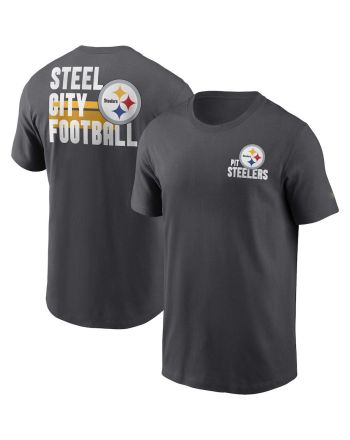 Pittsburgh Steelers Blitz Essential T-Shirt - Dark Grey