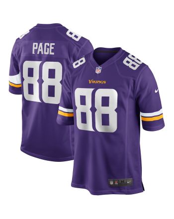 Alan Page 88 Minnesota Vikings Men Game Retired Jersey - Purple