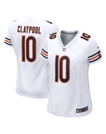 Chase Claypool 10 New York Giants Women Game Jersey - White