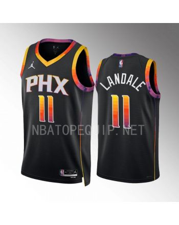 Jock Landale 11 Phoenix Suns 2022-23 Statement Edition Black Jersey