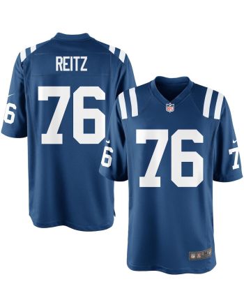 Joe Reitz 76 Indianapolis Colts YOUTH Team Color Game Jersey