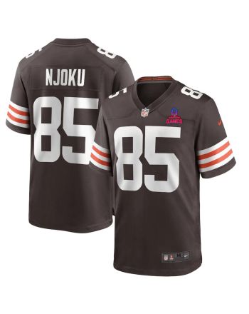 David Njoku 85 Cleveland Browns 2024 Pro Bowl Patch Game Men Jersey - Brown