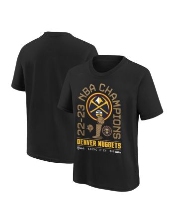 Denver Nuggets 2023 NBA Finals Champions Locker Room T-Shirt - Black