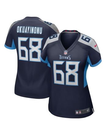 Sam Okuayinonu Tennessee Titans Women's Game Player Jersey - Navy