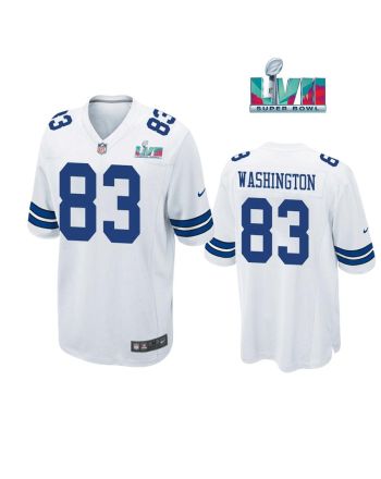 James Washington 83 Dallas Cowboys Super Bowl LVII Super Bowl LVII White Men Game Jersey