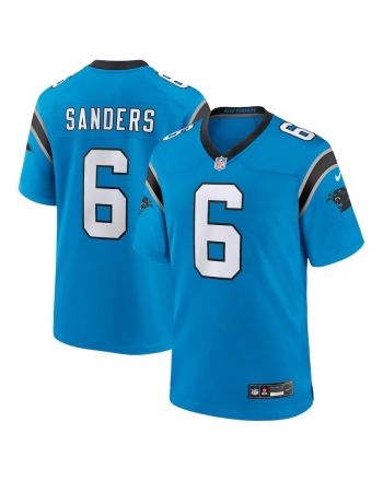 Miles Sanders 6 Carolina Panthers Men's Team Game Jersey - Blue