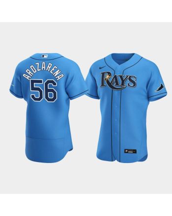 Men's Tampa Bay Rays Randy Arozarena 56 Light Blue Alternate Jersey Jersey