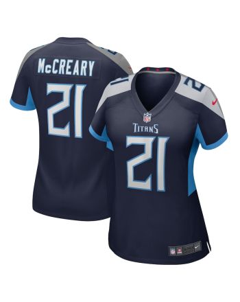 Roger McCreary Tennessee Titans Women's Game Player Jersey - Navy