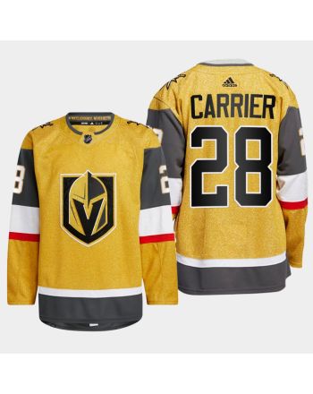 William Carrier 28 Vegas Golden Knights Gold Jersey 2023 Home