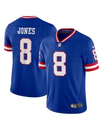 Daniel Jones 8 New York Giants Classic Vapor Limited Player Jersey - Royal