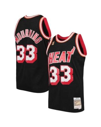 Alonzo Mourning Miami Heat Mitchell & Ness 1996-97 Hardwood Classics Swingman Player Jersey - Black