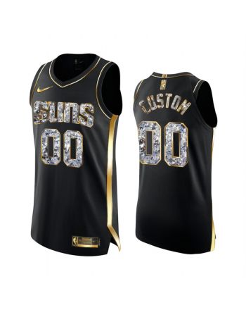 Phoenix Suns Custom 00 Black Diamond Limited Edition Jersey 2022 NBA Playoffs