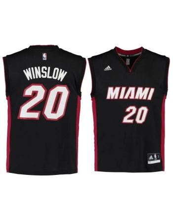 Justise Winslow Miami Heat Road Jersey - Black