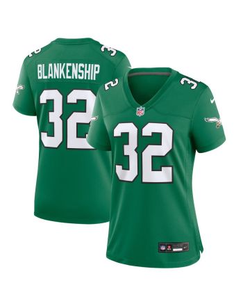 Reed Blankenship 32 Philadelphia Eagles Women Alternate Game Jersey - Kelly Green