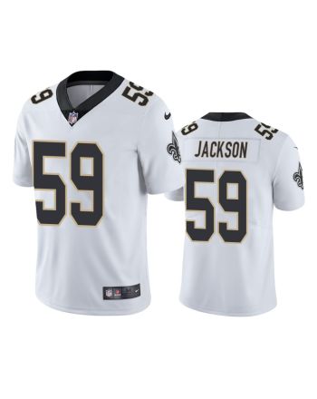 New Orleans Saints Jordan Jackson 59 White Vapor Limited Jersey - Men's