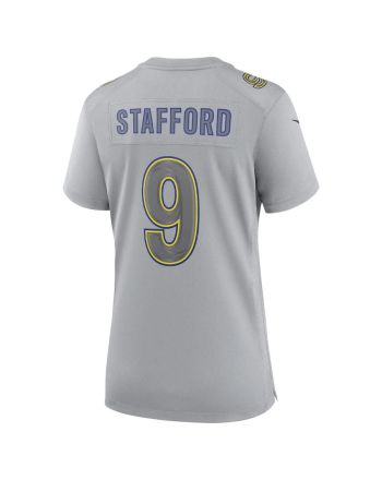 Matthew Stafford Los Angeles Rams Women's Atmosphere Fashion Game Jersey - Gray