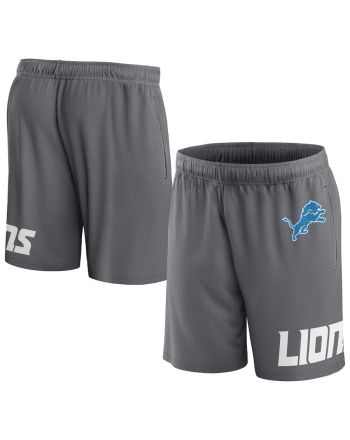 Detroit Lions Team Gray Clincher Shorts - Men