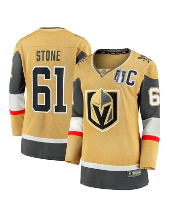 Mark Stone 61 Vegas Golden Knights Women's 2023 Stanley Cup Final Home Breakaway Player Jersey - Gold