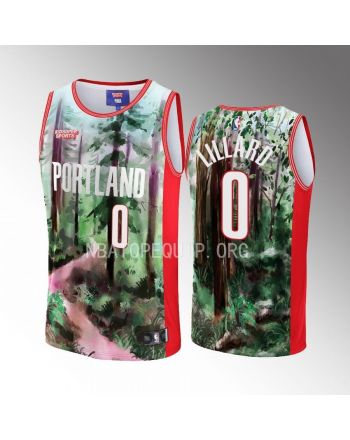 Damian Lillard Portland Trail Blazers NBA & KidSuper Studios Unisex Hometown Jersey