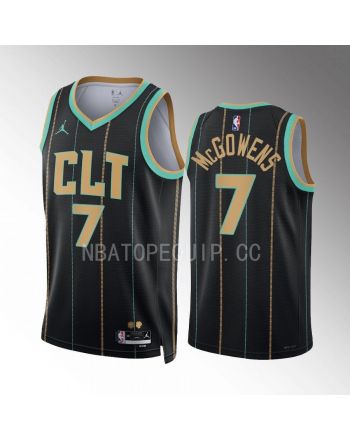 Charlotte Hornets Bryce McGowens 7 2022-23 City Edition Black Jersey Swingman