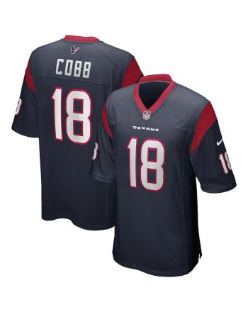 Randall Cobb 18 Houston Texans Men's Game Jersey - Navy