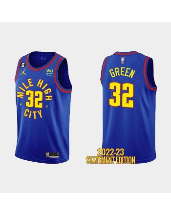 Denver Nuggets Jeff Green 32 Royal Blue 2022-23 Statement Edition Men Jersey