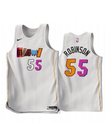 Miami Heat Duncan Robinson 2022-23 City Edition White 55 Jersey - Men Jersey