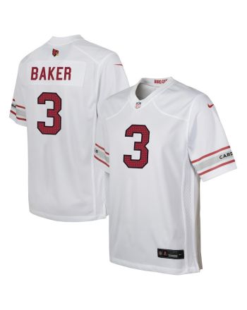 Budda Baker 3 Arizona Cardinals Youth Game Player Jersey - White