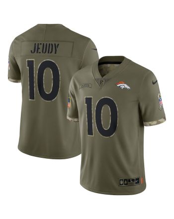 Jerry Jeudy Denver Broncos 2022 Salute To Service Limited Jersey - Olive