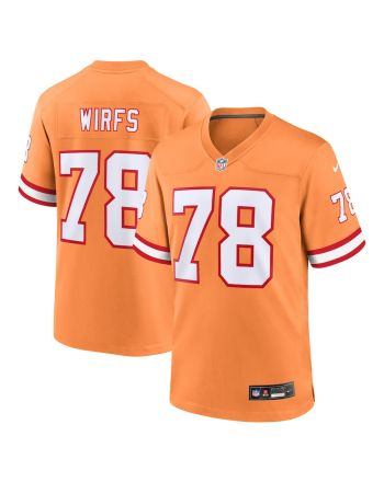 Tristan Wirfs 78 Tampa Bay Buccaneers Men Throwback Game Jersey - Orange