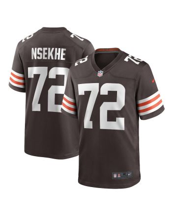 Ty Nsekhe 72 Cleveland Browns Men Game Jersey - Brown