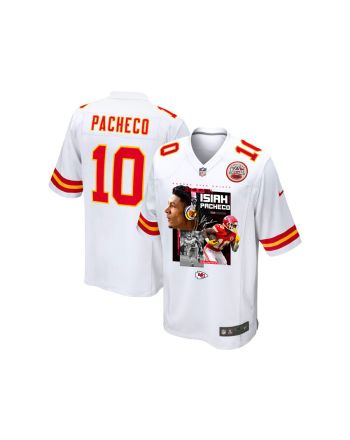 Isiah Pacheco 10 Kansas City Chiefs Pachinko Machine Game YOUTH Jersey - White