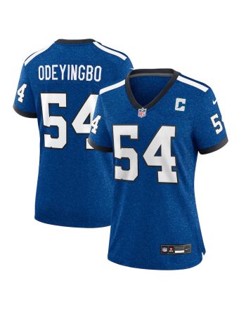 Dayo Odeyingbo 54 Indianapolis Colts Indiana Nights Alternate Game Women Jersey - Royal