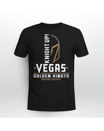 Vegas Golden Knights Up Making History T-Shirt - Black