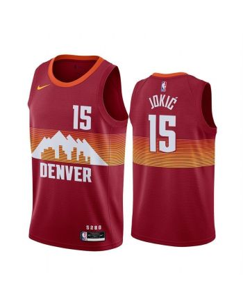 Nikola Jokic Denver Nuggets Social Recap Orange City Edition Jersey New Uniform