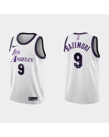 Los Angeles Lakers 9 Kent Bazemore 2022-23 City Edition White Men Jersey