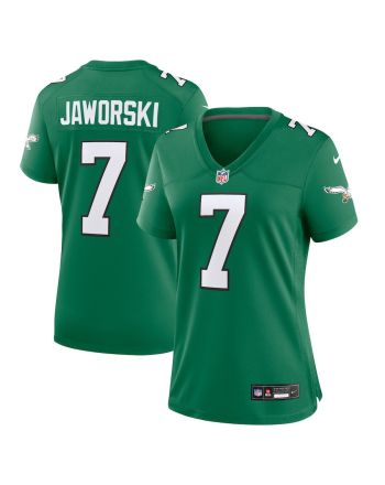 Ron Jaworski 7 Philadelphia Eagles Women Alternate Game Jersey - Kelly Green