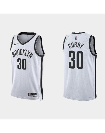 Brooklyn Nets Seth Curry 30 2022-23 Association Edition White Men Jersey Swingman