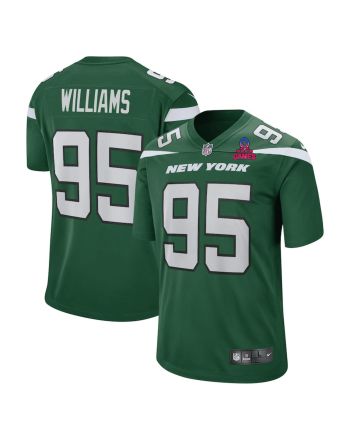 Quinnen Williams 95 New York Jets 2024 Pro Bowl Patch Game Men Jersey - Green