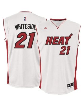 Hassan Whiteside Miami Heat Home Jersey - White