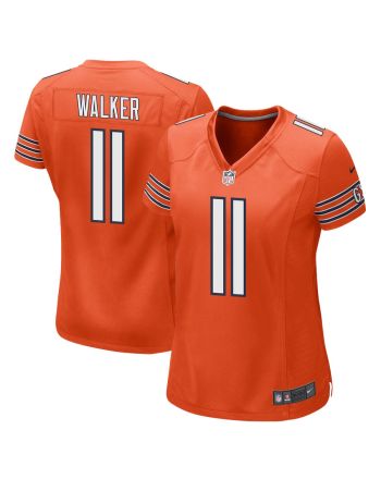 P.J. Walker 11 Chicago Bears Women Alternate Game Jersey - Orange