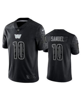 Curtis Samuel 10 Washington Commanders Black Reflective Limited Jersey - Men