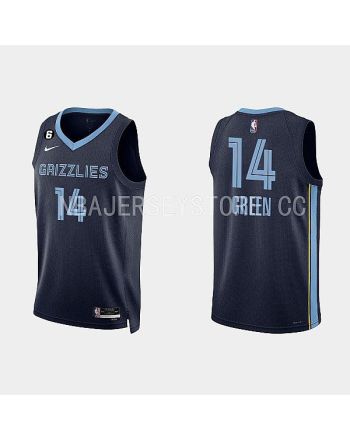 Memphis Grizzlies 14 Danny Green 2022-23 Icon Edition Navy Men Jersey