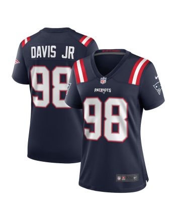 Carl Davis Jr. 98 New England Patriots Women Game Jersey - Navy